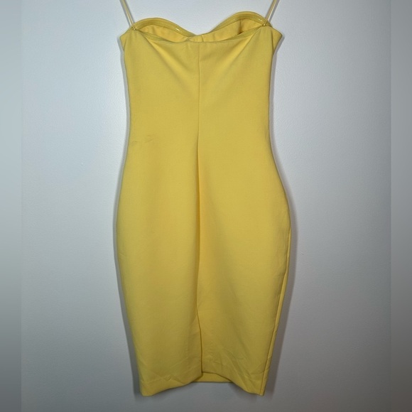 Likely Butter Yellow Strapless Mini Dress Size 0 - Picture 10 of 10